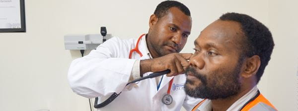 PNG doctor and patient