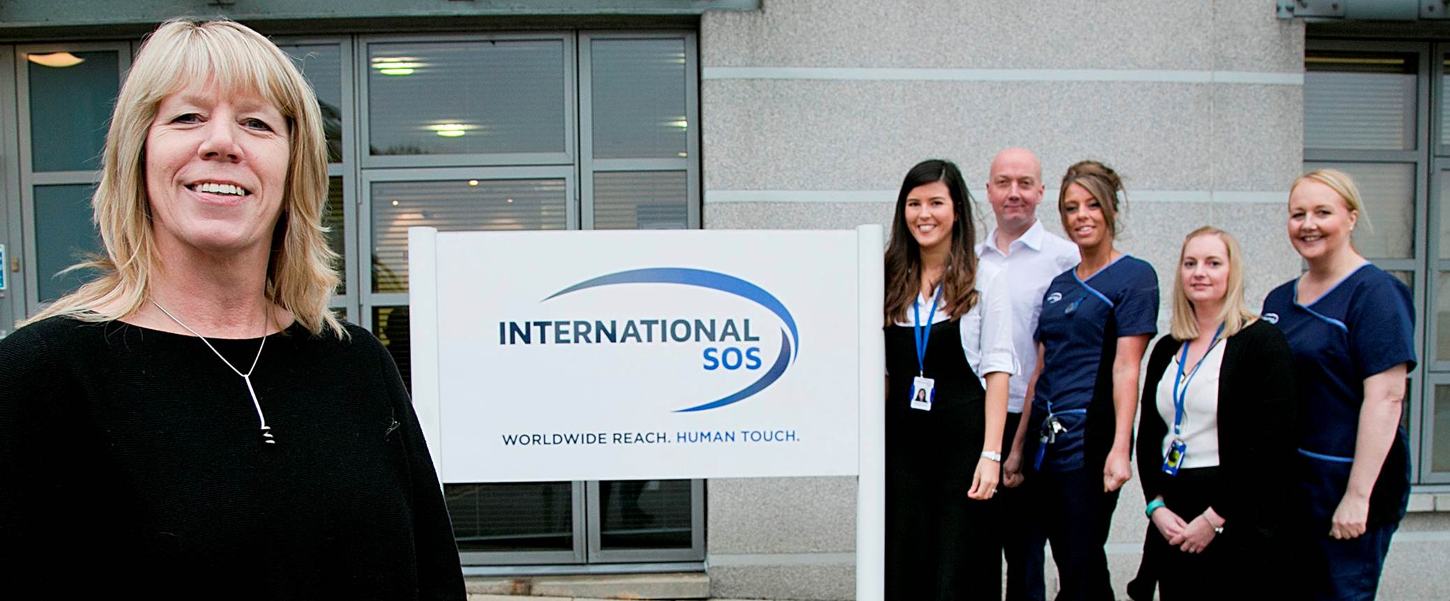 International SOS team in Aberdeen